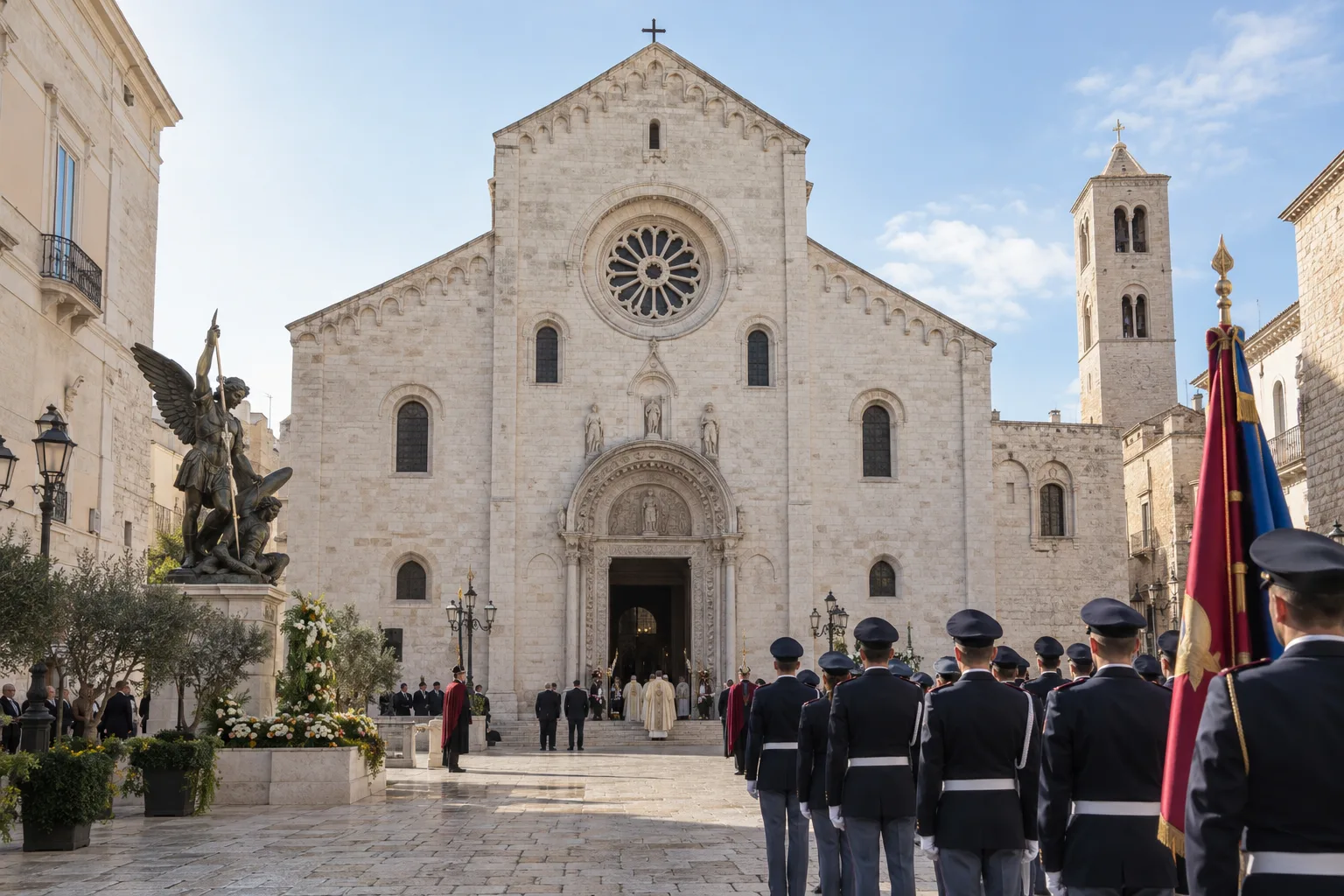 Bari, la Polizia di Stato celebra San Michele Arcangelo nella Cattedrale di San Sabino