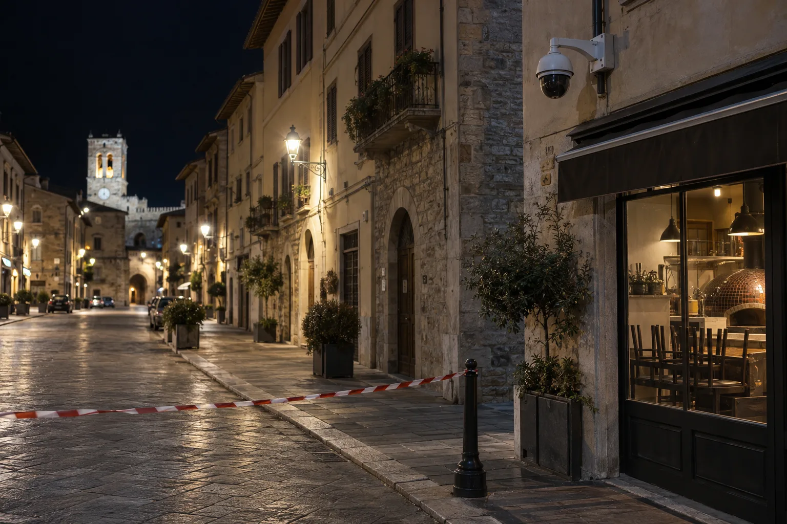 Magione, pizzaiolo trovato gravemente ferito sul corso: è in coma