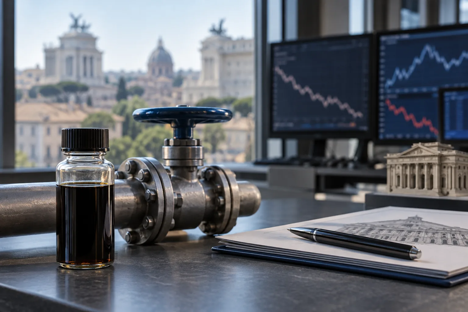 Petrolio sotto i 104 $ al barile, il BTP decennale rende il 4,58%