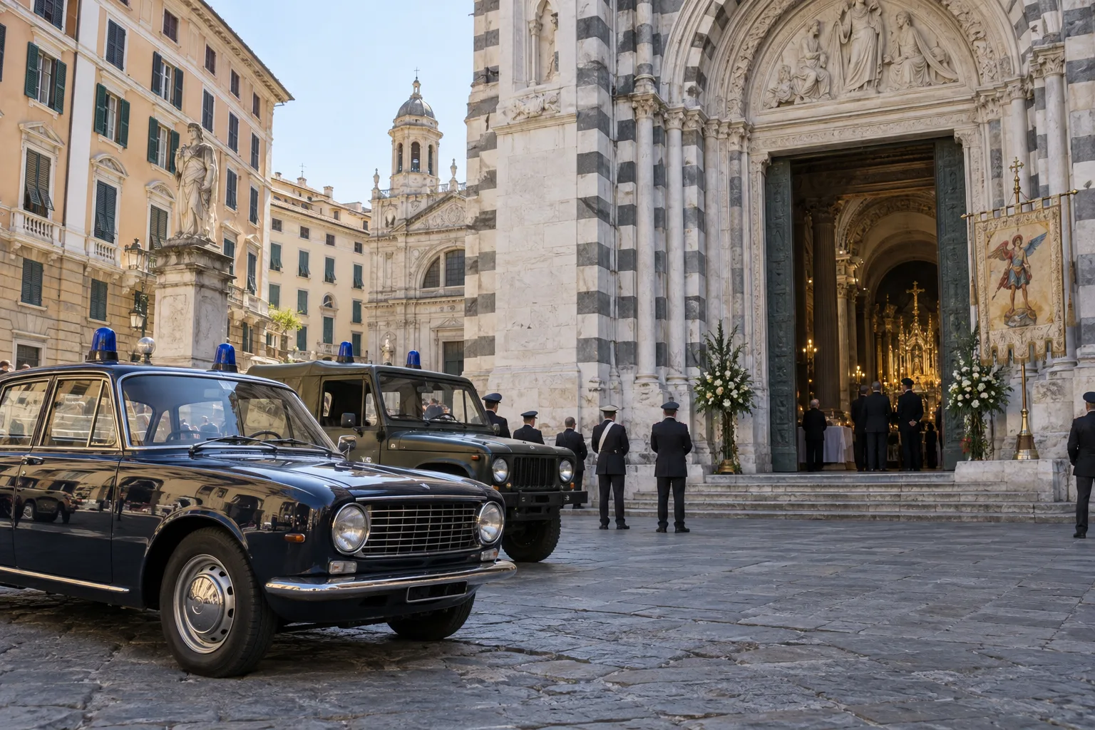 San Michele Arcangelo: messa e mezzi storici in centro, la Questura rilancia il presidio a Genova