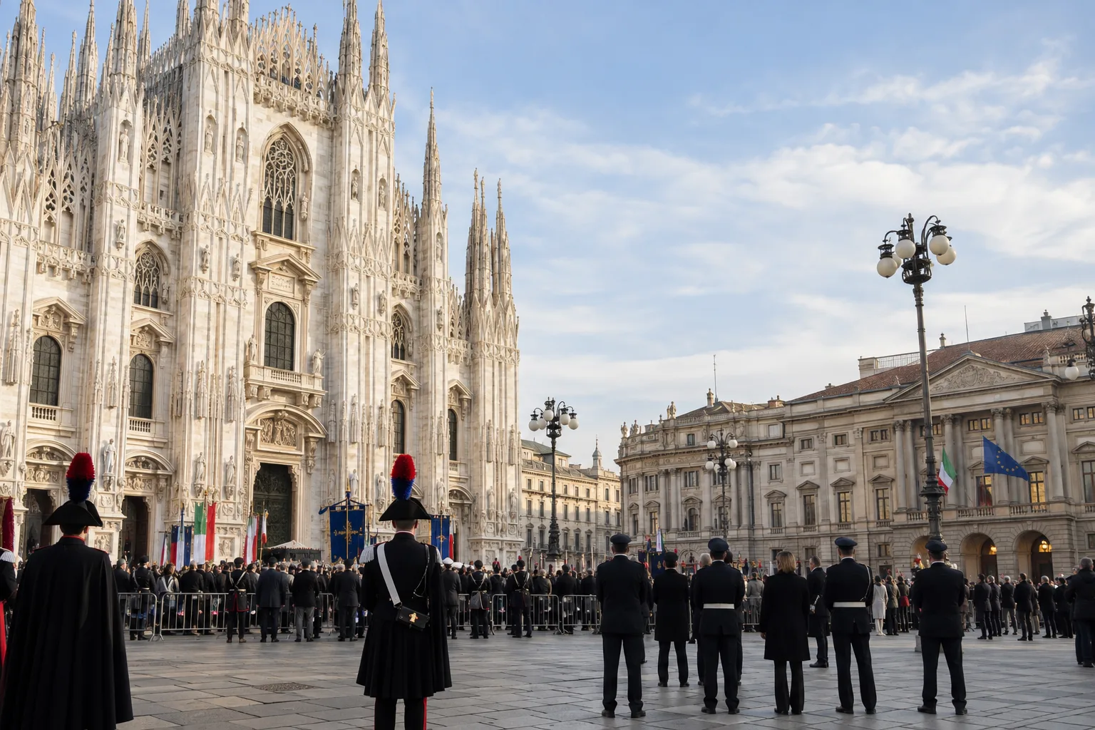 San Michele: Milano ospita le celebrazioni tra Duomo e Scala, Cavallo nominato 'poliziotto ad honorem'