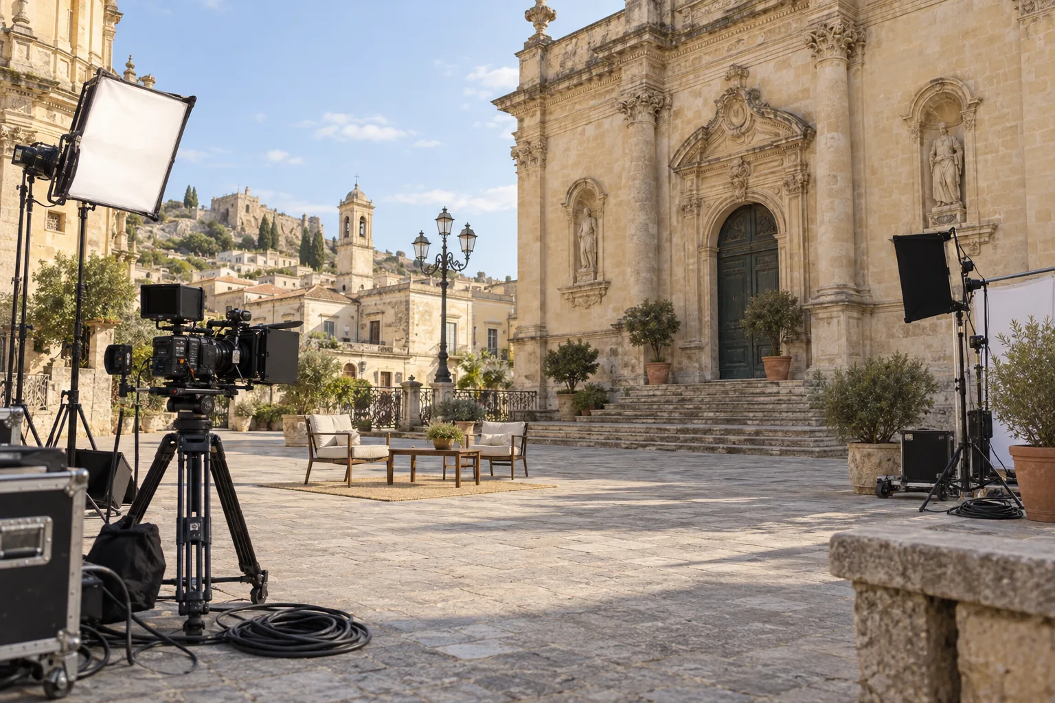Toti e Totino girano a Melilli alcune scene della loro serie tv