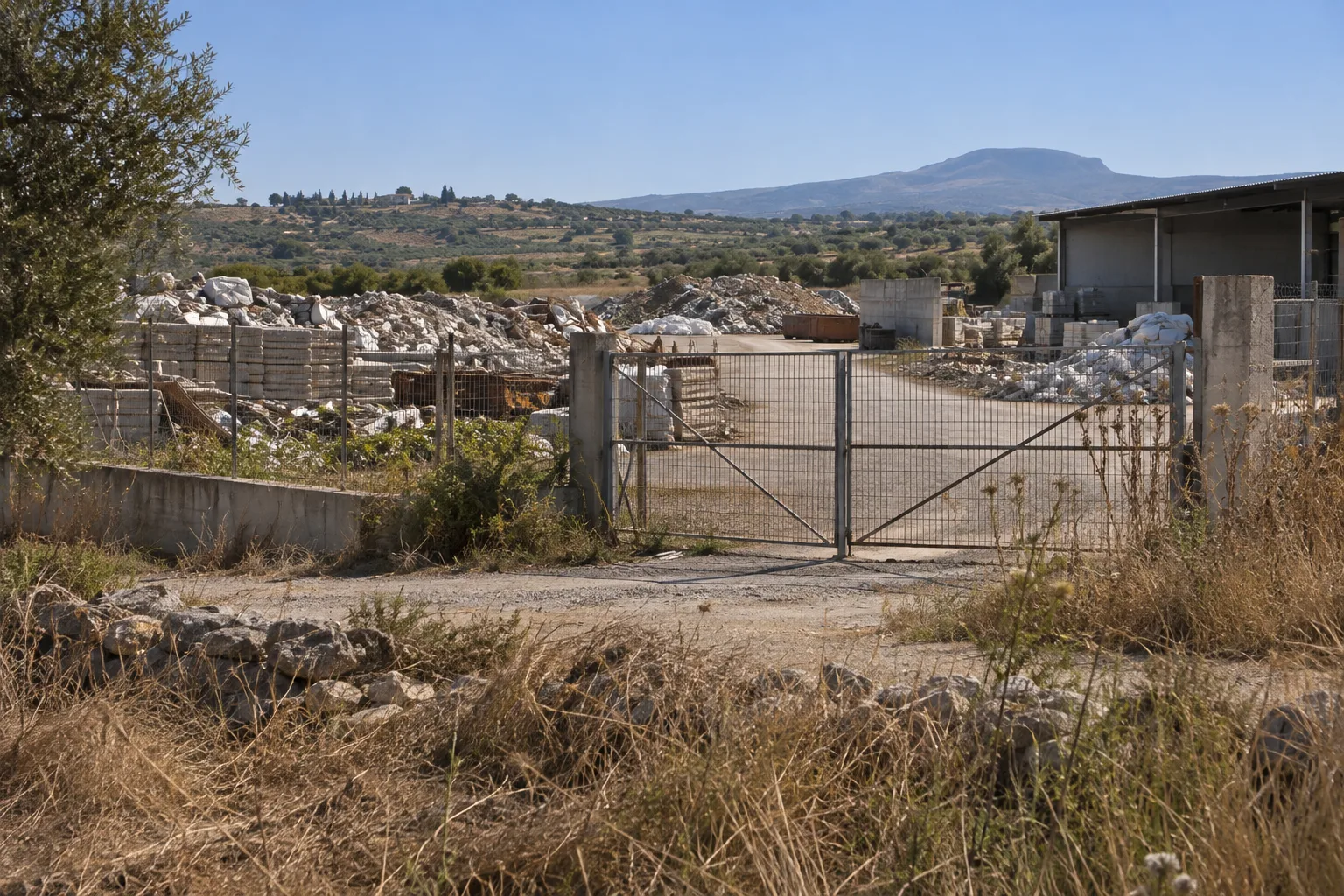 Francofonte, sequestrata discarica abusiva di circa 6.500 m² in un’azienda edile