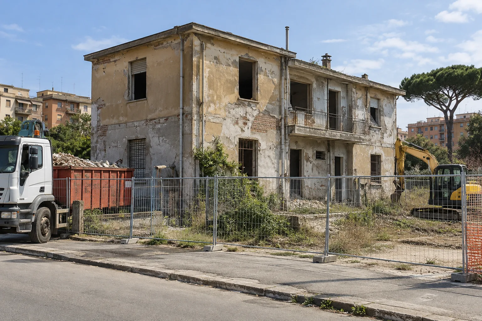 Tor Sapienza: sgombero in via Cesare Tallone, sequestri e piano per la messa in sicurezza e la demolizione