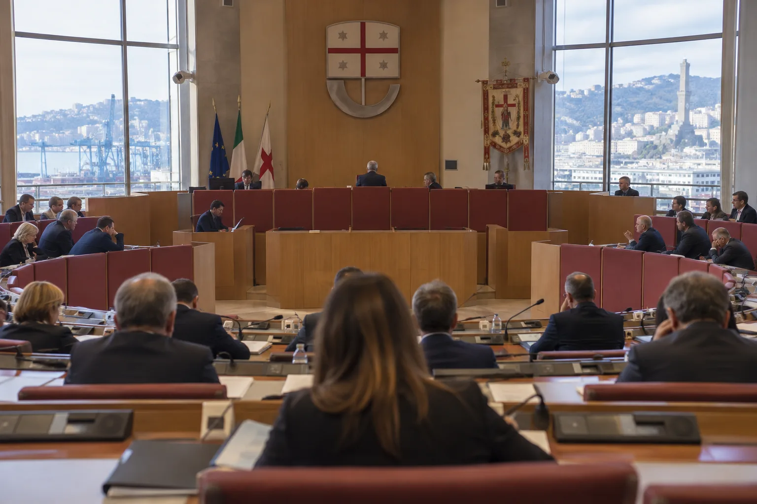 Bagarre in Consiglio regionale sulla metropolitana per Rivarolo: Balleari chiude i lavori dopo lo scontro Bucci–Romeo