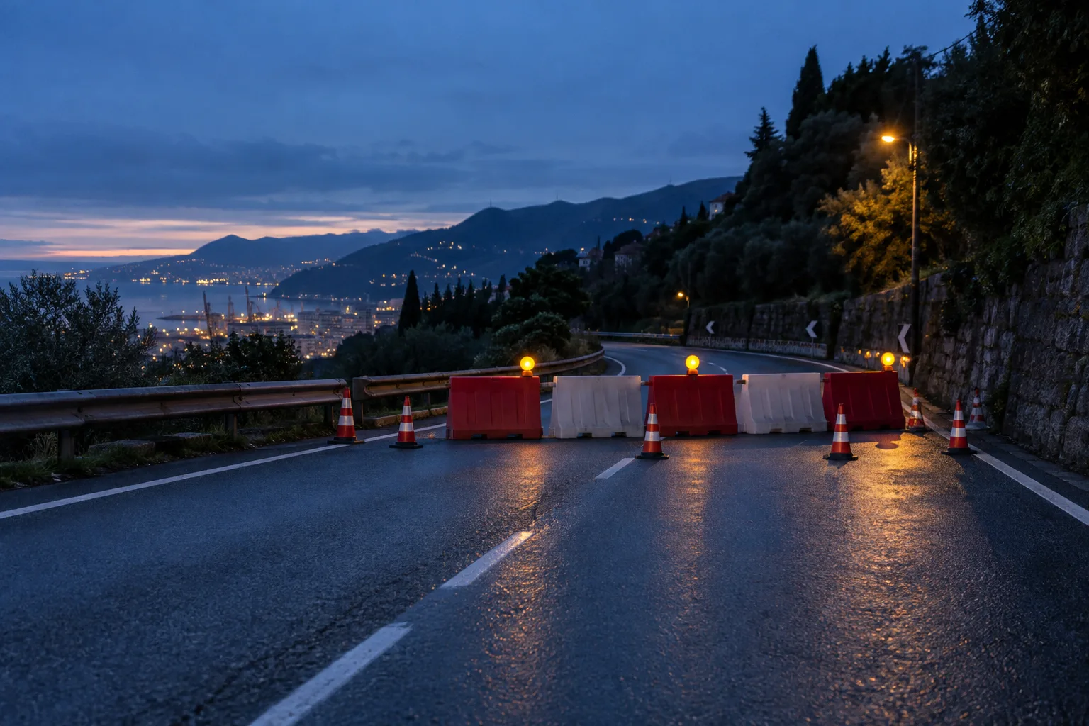 Chiusura notturna della SS 35 'dei Giovi' per lavori: stop tra km 26,800 e 27,000