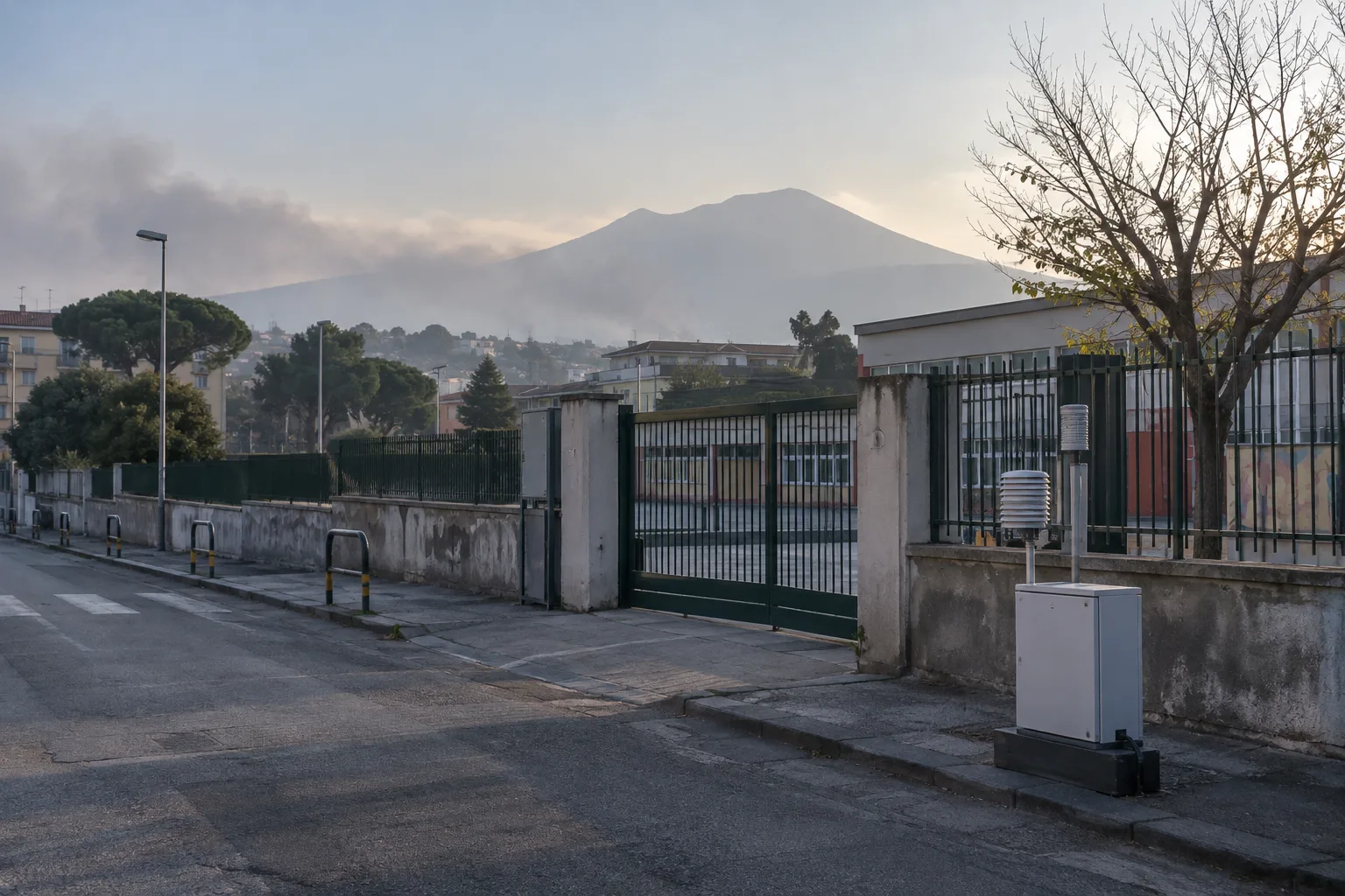 Incendio in via Funari a Ottaviano: sindaco ordina la chiusura di scuole e aree pubbliche