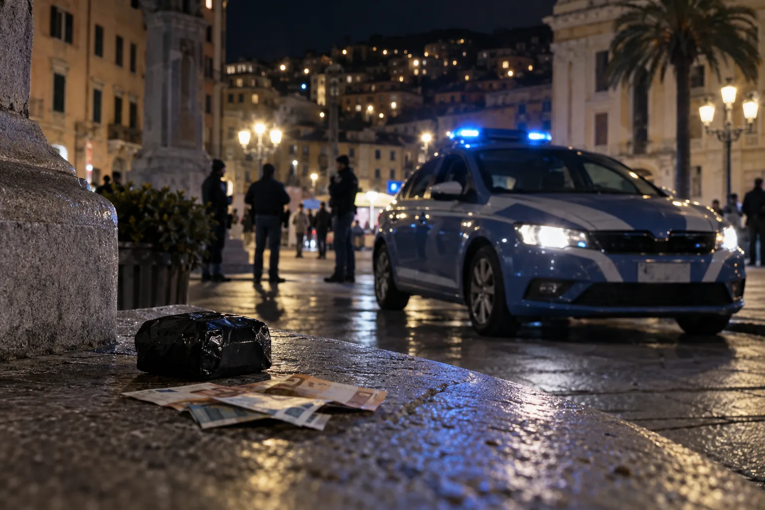 Sampierdarena, arrestato un 38enne: lancia hashish nella volante durante il controllo