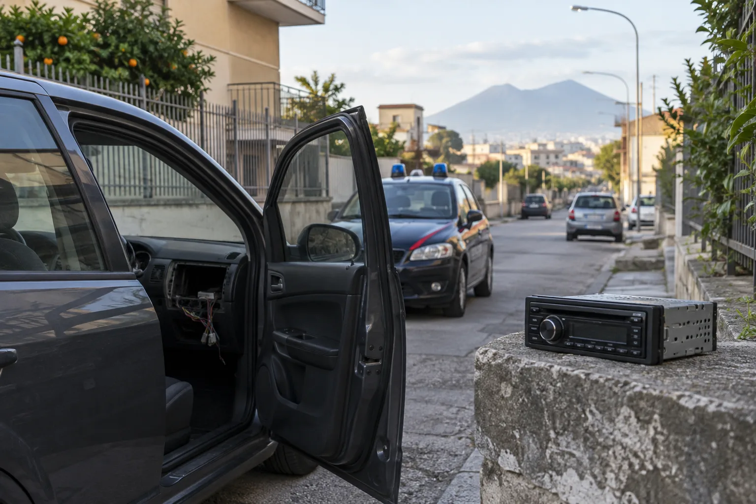 Arrestato a Volla un 45enne di Cercola sorpreso con un'autoradio rubata