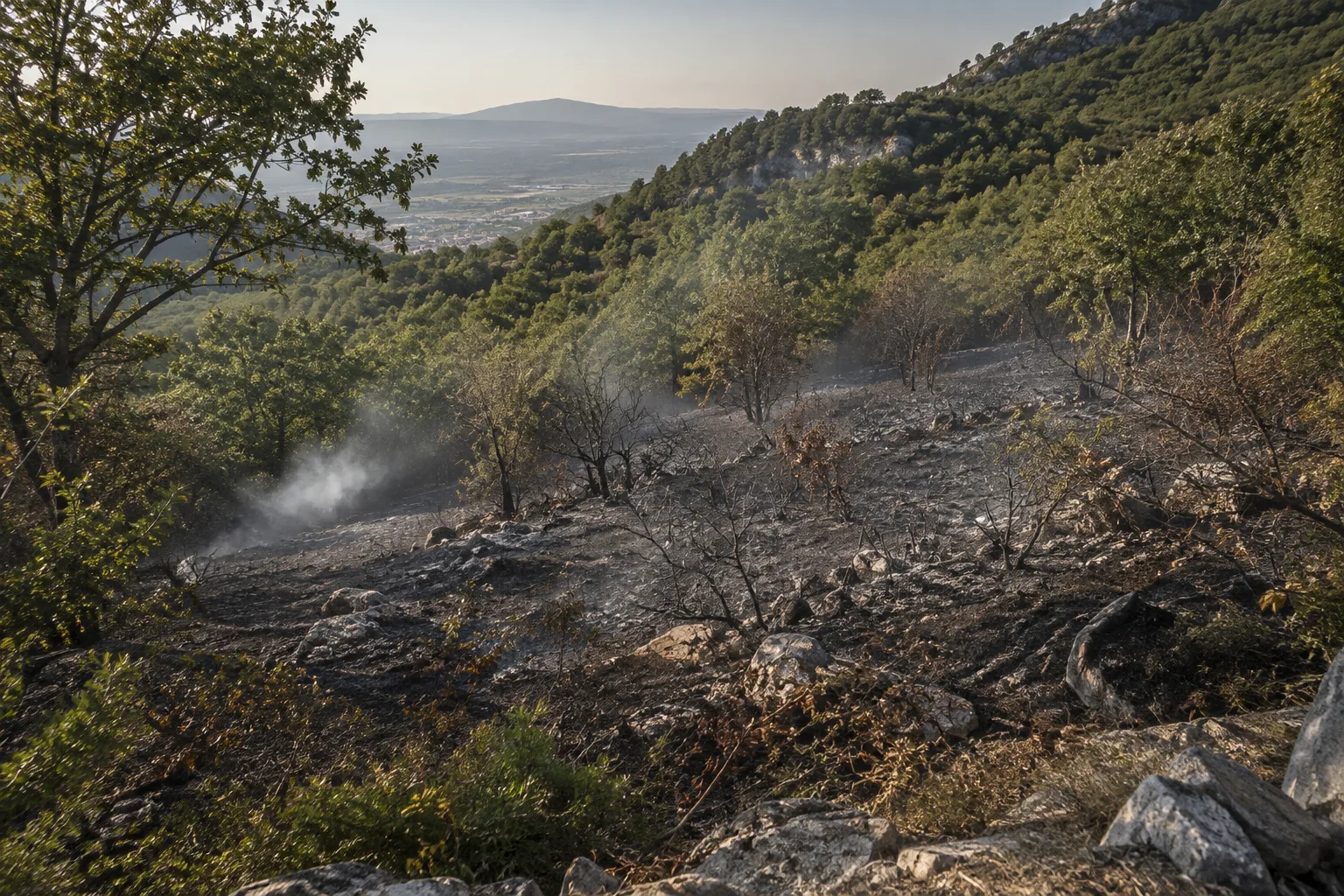 Incendio boschivo a Botticino: fiamme in località Lassa/Torricella su circa 700 m²