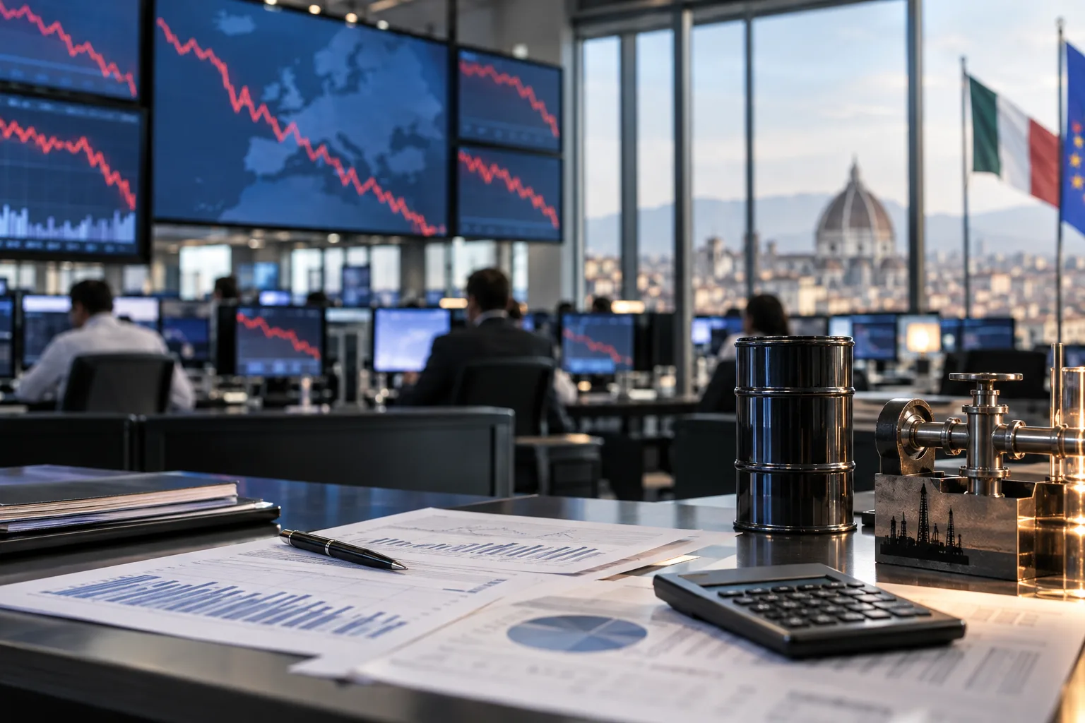 Borse europee in rosso, in Italia pesa la risalita dell'inflazione