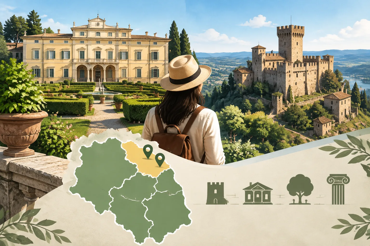 Le Marche lanciano la Rete delle Dimore e dei Parchi Storici: due siti accreditati nella provincia di Pesaro e Urbino