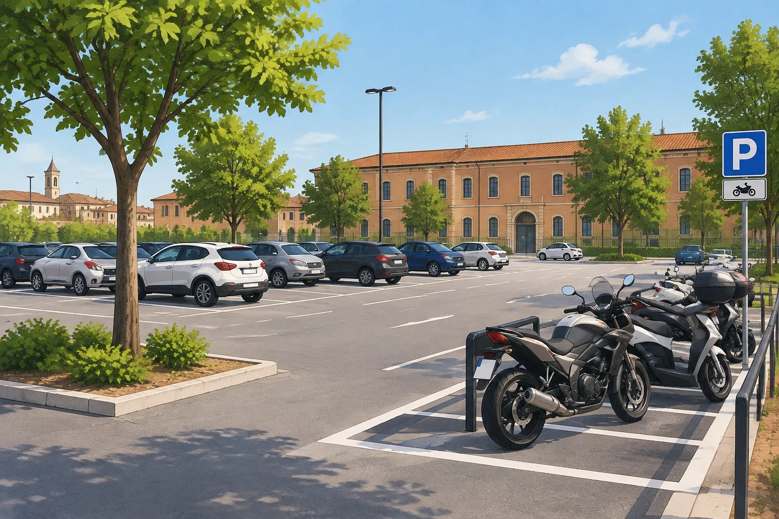 Fano: 80 posti auto e 25 per motocicli disponibili nell’area dell’ex Caserma Paolini