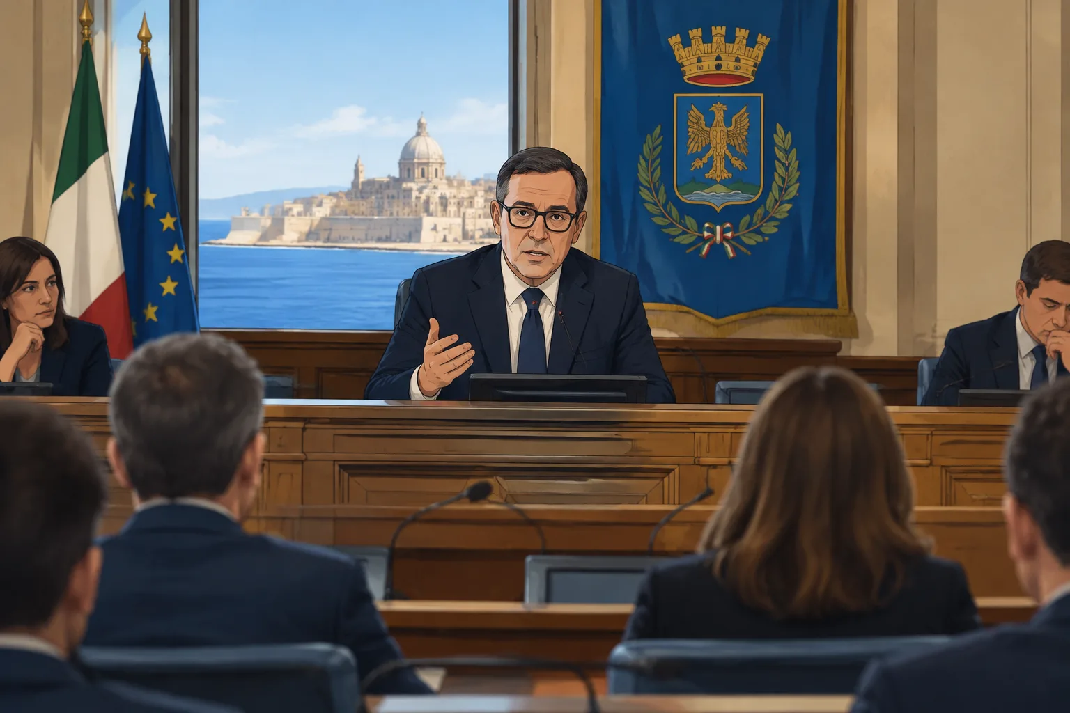 Italia in Consiglio a Siracusa: «Non sono il riferimento di alcun sistema», annunciate verifiche sull'ente