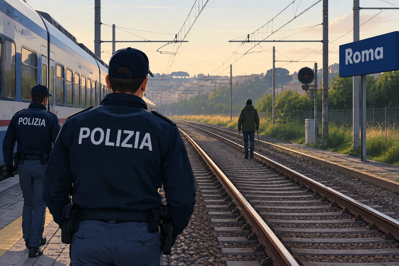 Allarme sui binari a Roma: treni sospesi tra Tiburtina e Settebagni dopo la segnalazione di una persona
