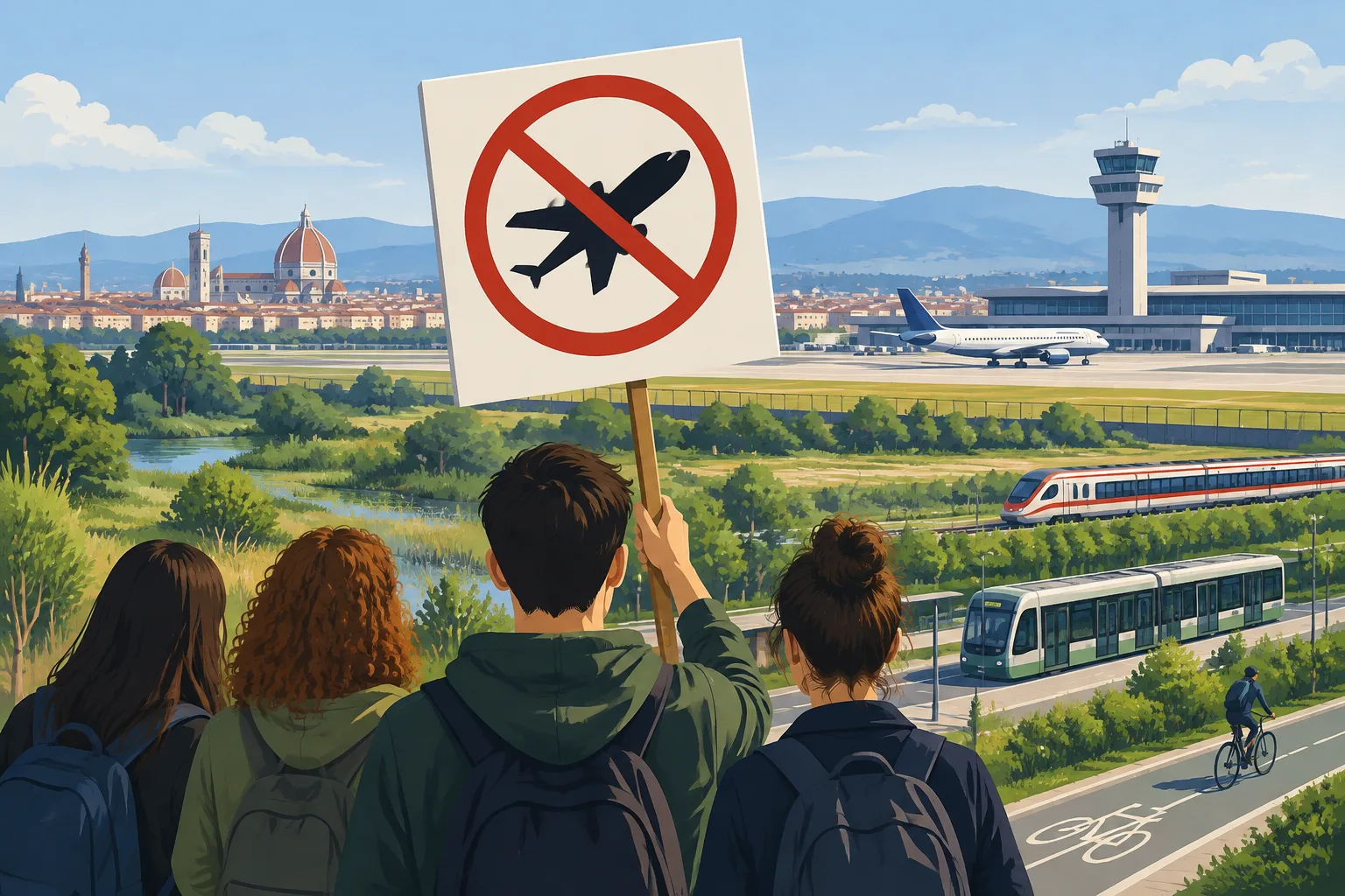 Giovani Democratici Toscana: no all'ampliamento della pista di Peretola