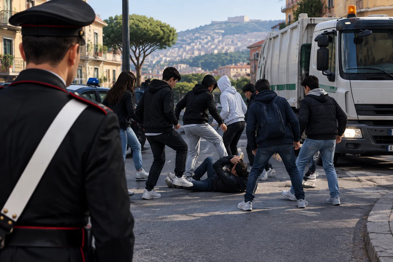 Aggressione al Vomero: tra i identificati anche i figli di due poliziotti