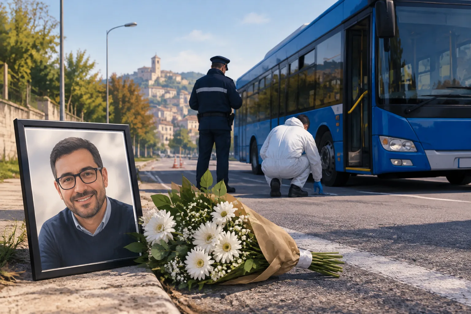 Muore a 39 anni il docente Nicola Sante Bruno, investito da un bus a Spinazzola