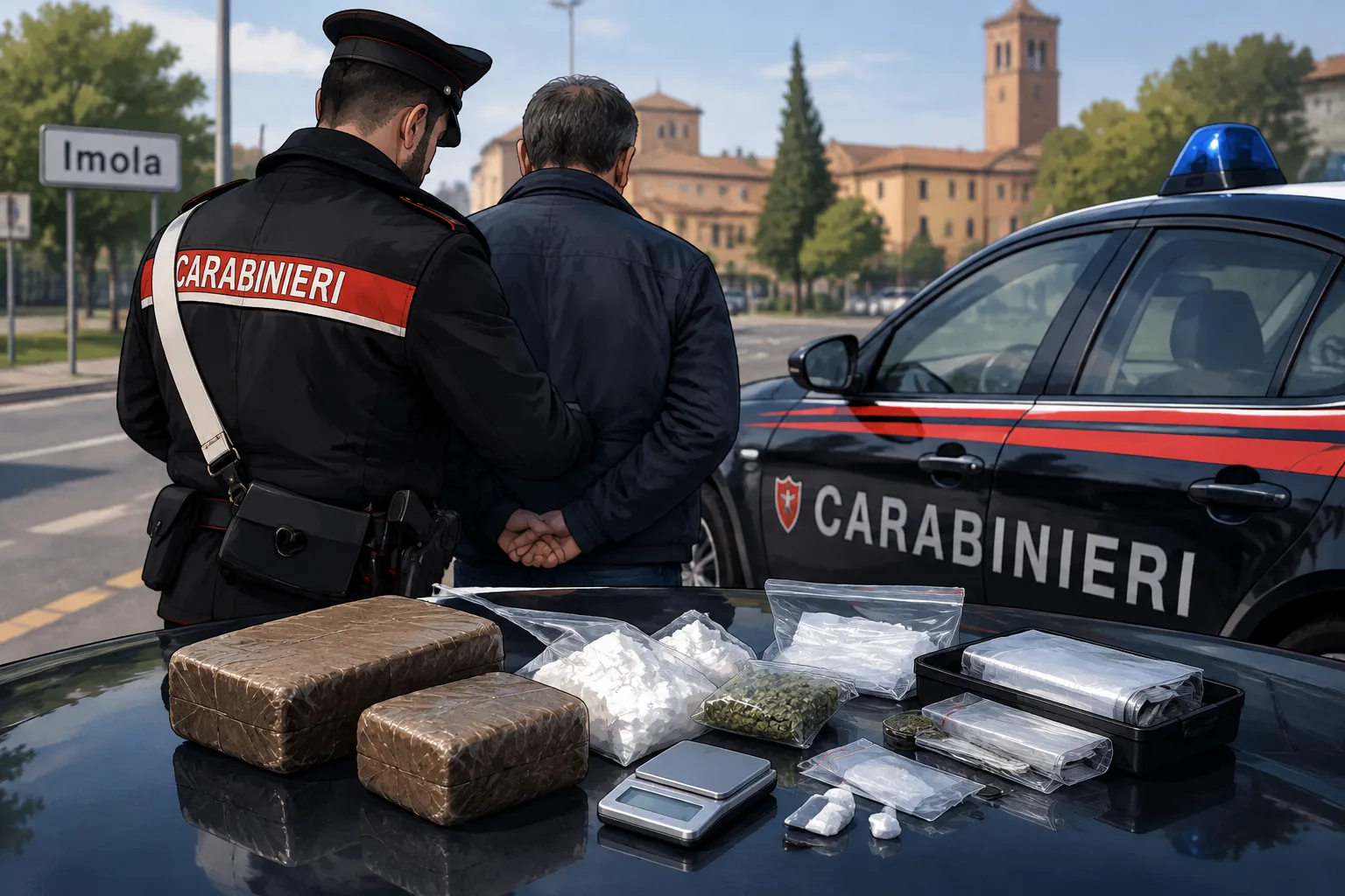 Imola, arrestato 57enne per detenzione di stupefacenti dopo controllo in viale Carlo Pisacane