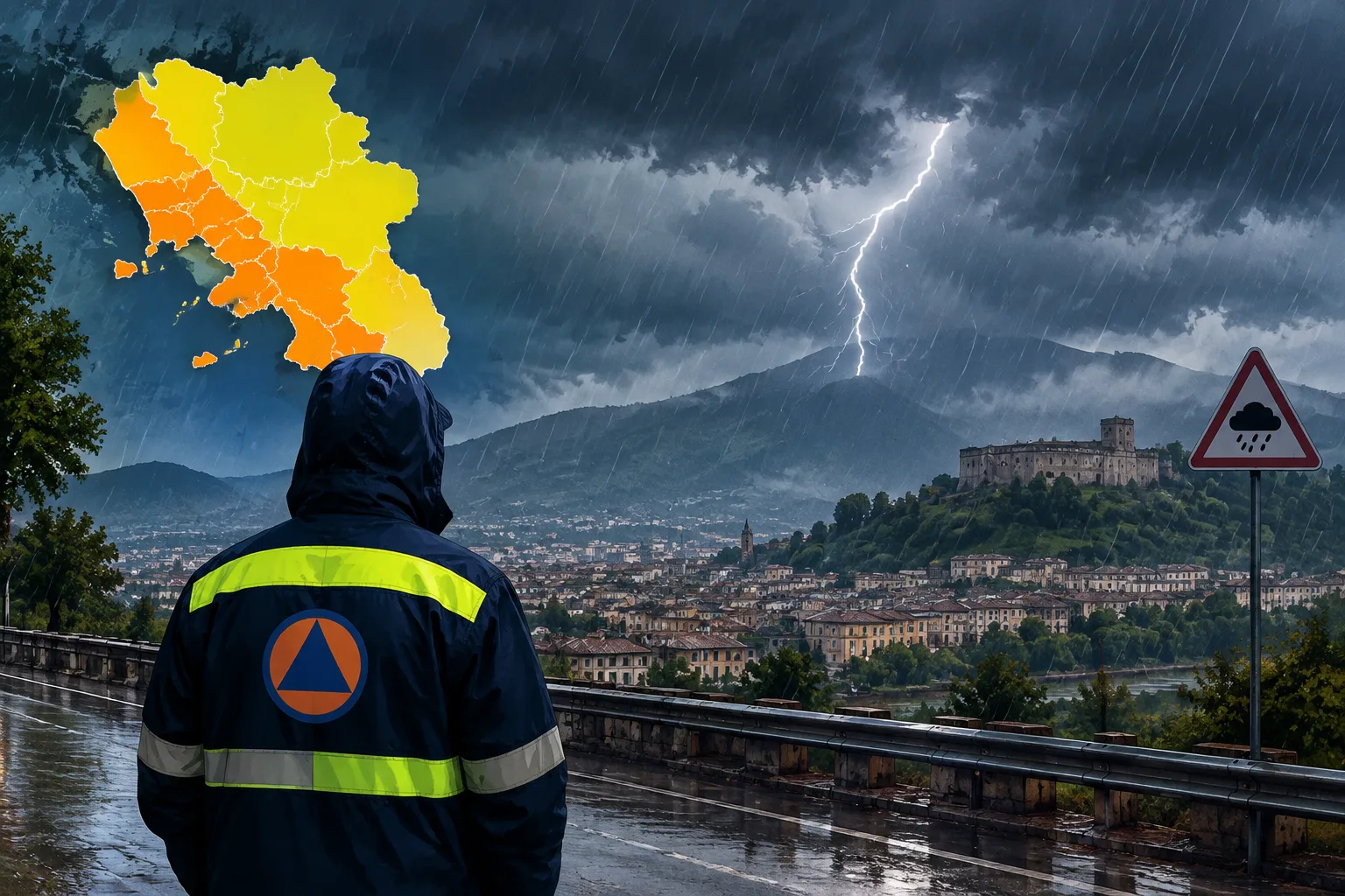 Allerta meteo prorogata fino al 10 ottobre: nel Sannio resta il livello giallo