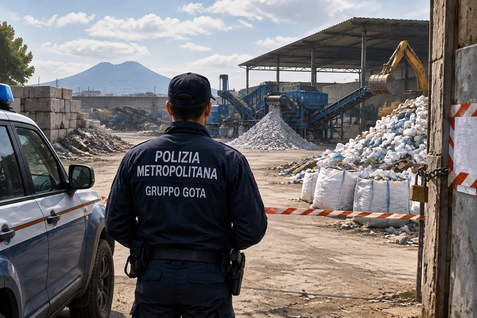Caivano: azienda edile ancora attiva nonostante sequestro, nuovo intervento del Gruppo GOTA