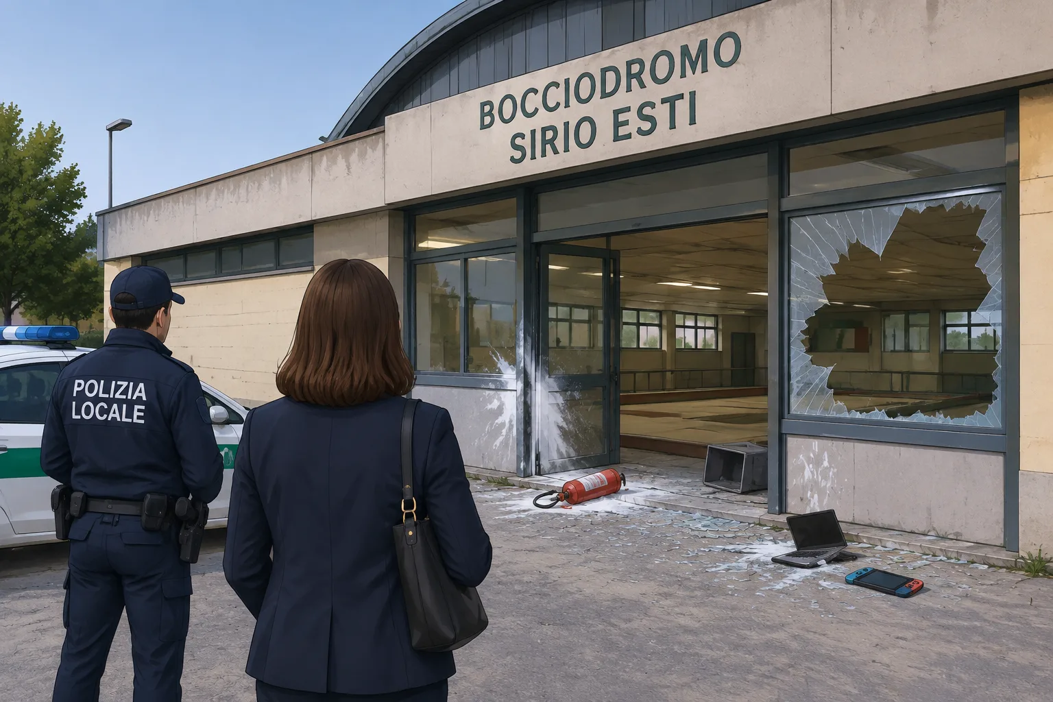 Vandali all’ex bocciodromo di Ospitaletto: la sindaca Trecani presenta denuncia