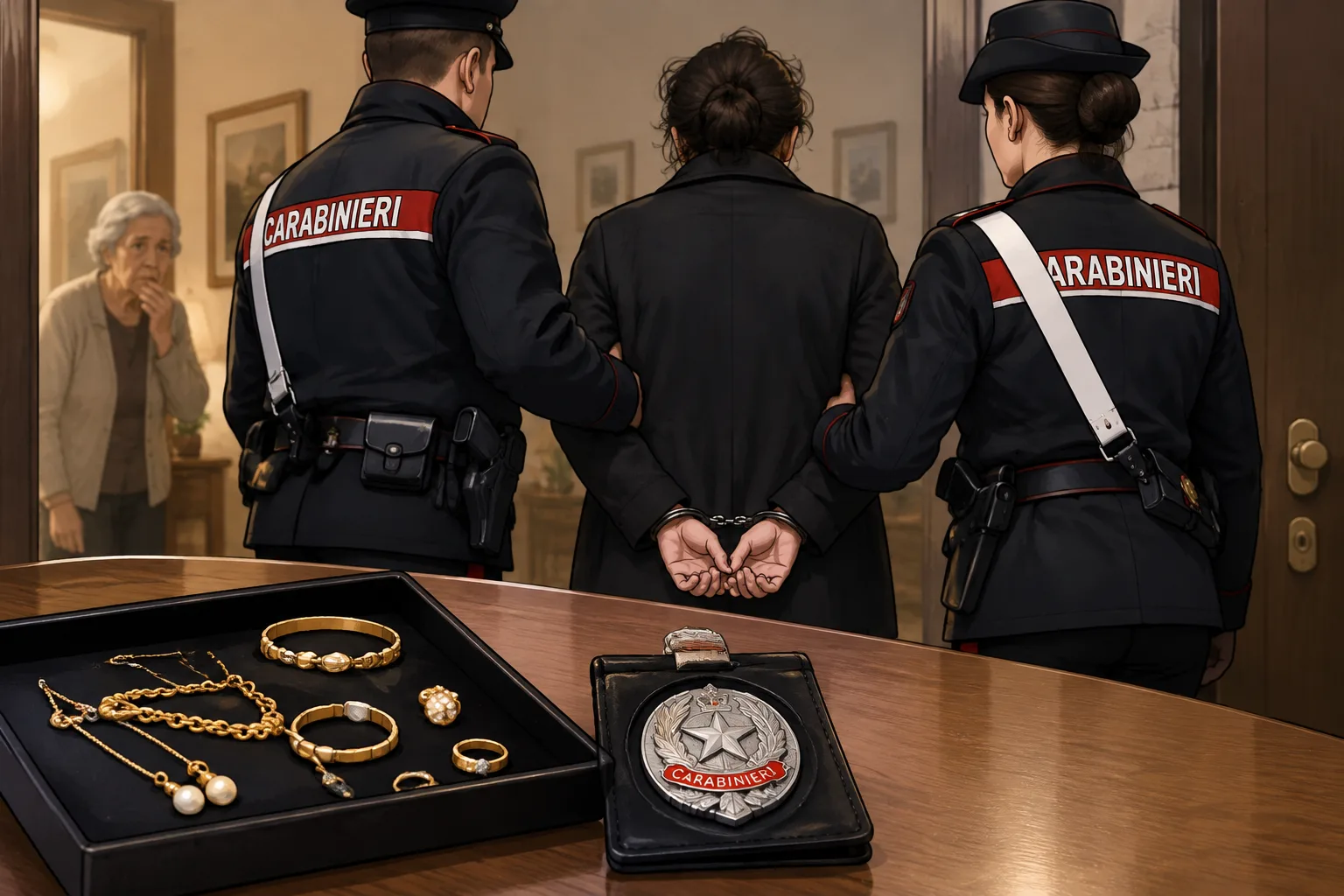 A Gorgonzola arrestata una 53enne che si era finta carabiniere per sottrarre gioielli a un’anziana