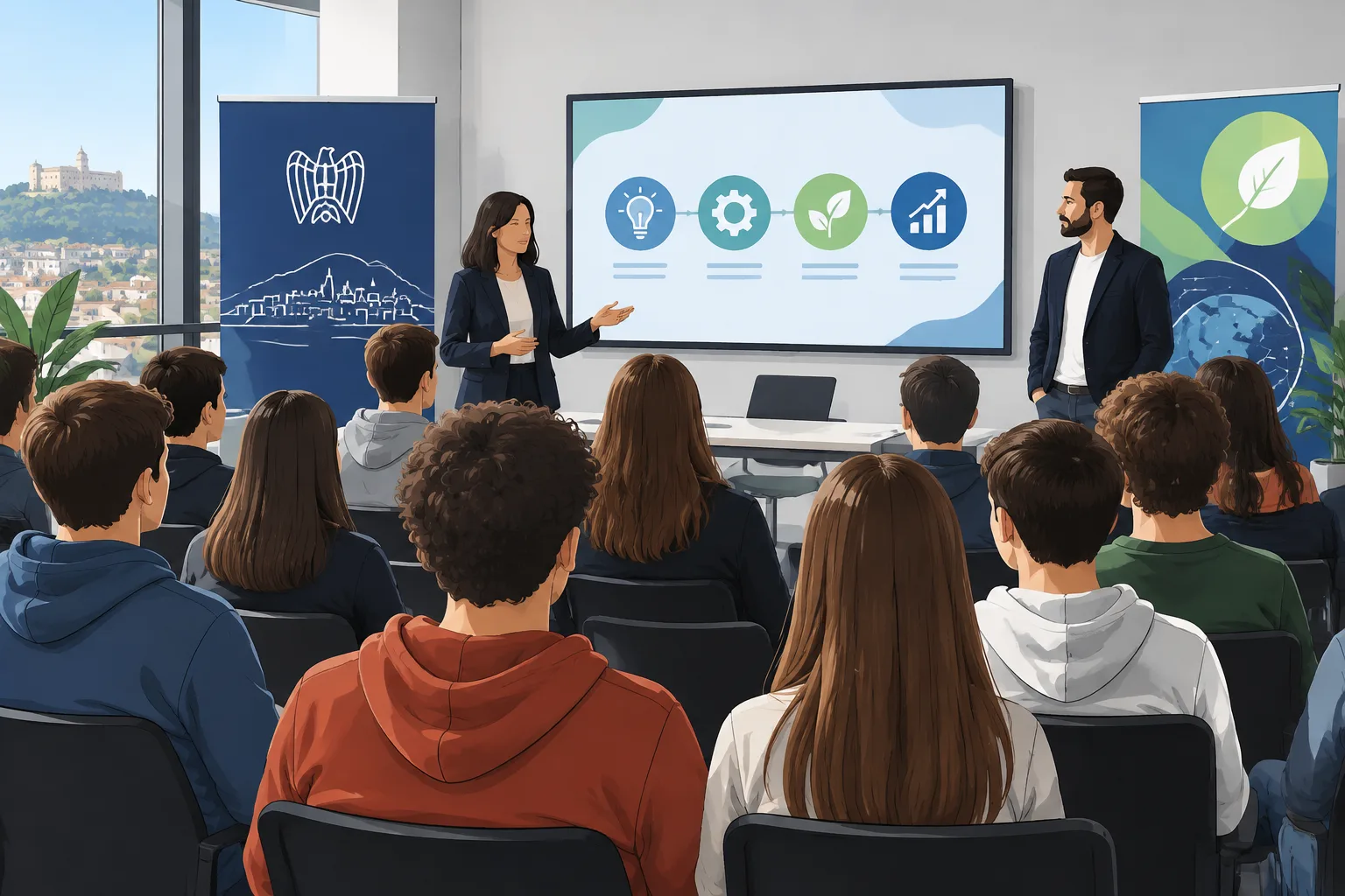 PMI Day a Benevento: Cyclopes e Matter Economy hanno ricevuto gli studenti dell’Alberti‑Virgilio