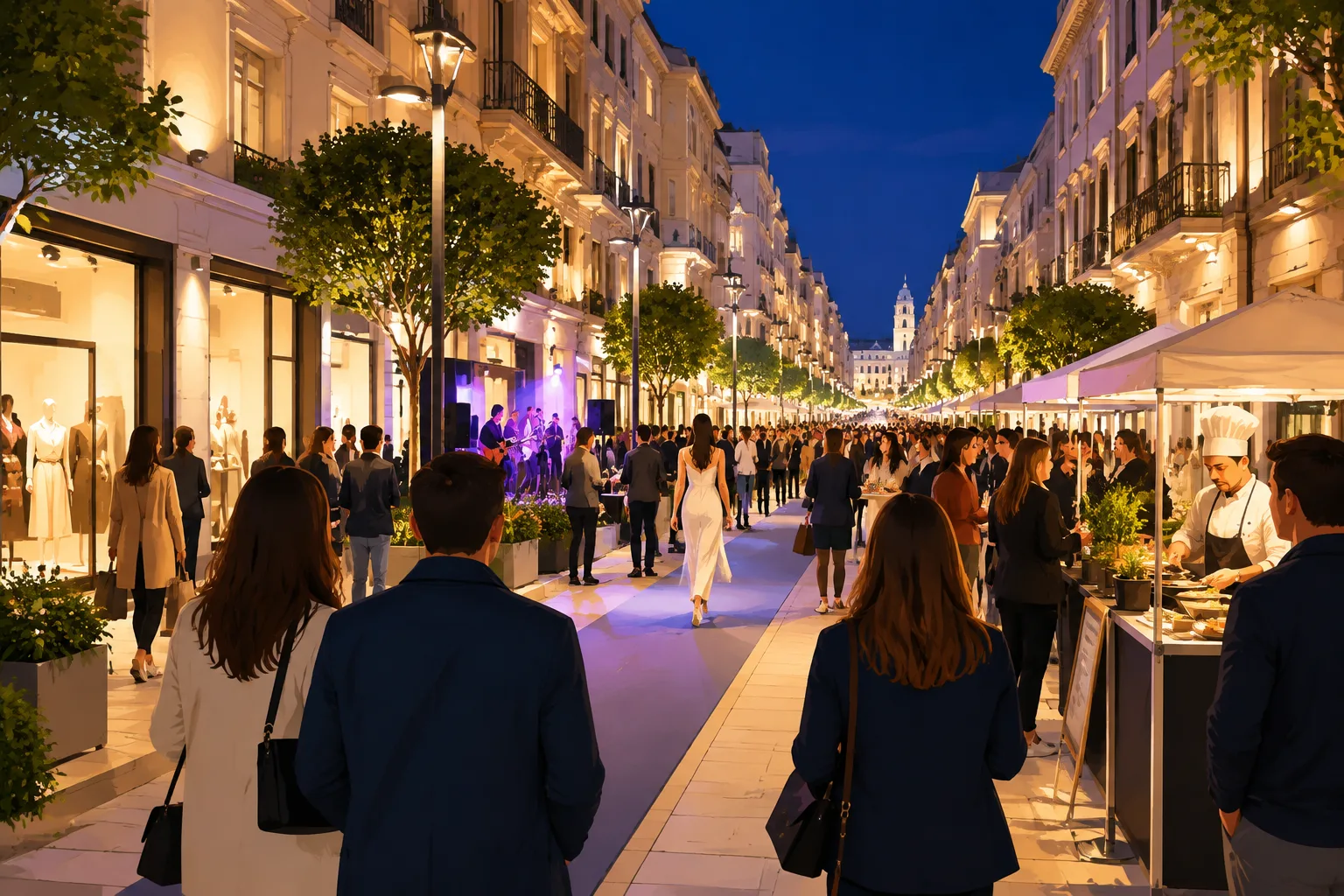 Notte Bianca in via Argiro: negozi aperti fino alle 23 e passerella su sette isolati