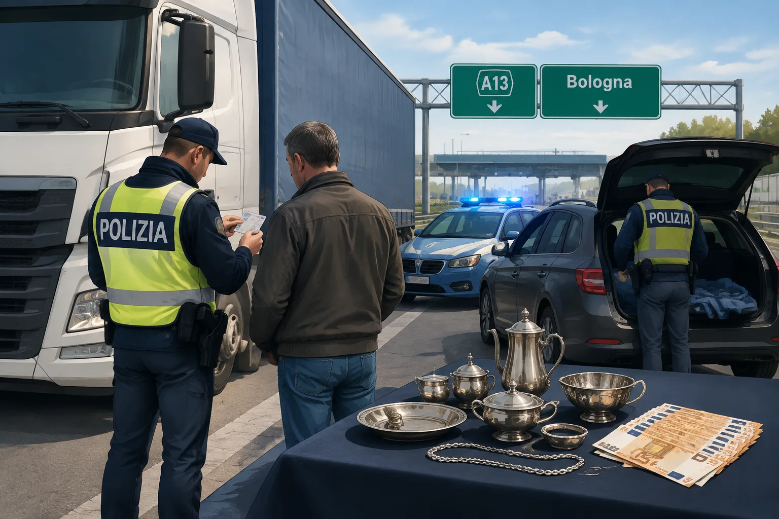 Controlli sulla A13: due denunciati dalla Polizia Stradale di Altedo