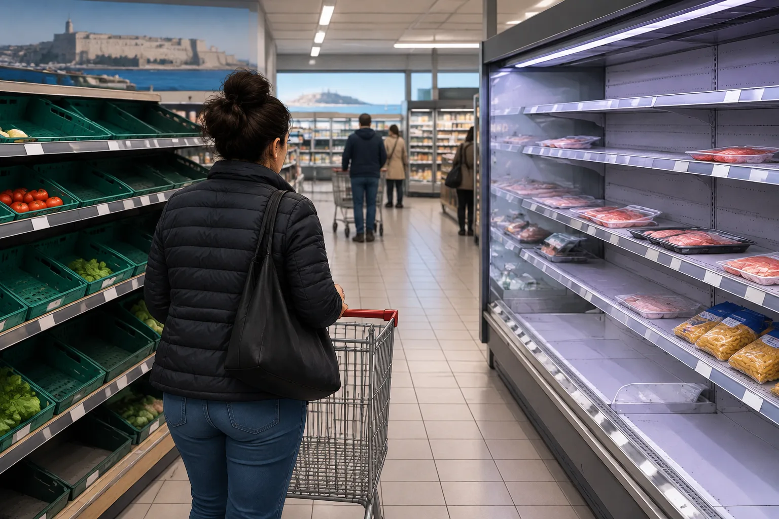 Sciopero degli autotrasportatori: a Siracusa scaffali e banchi frigo segnano la carenza di merci