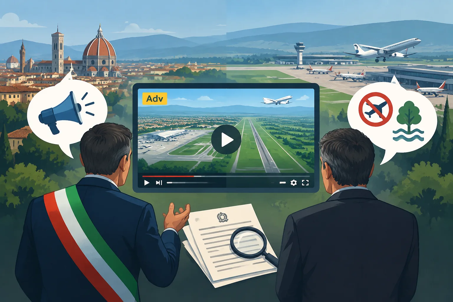 Polemic sul video di Geopop sul nuovo masterplan dell'aeroporto di Peretola