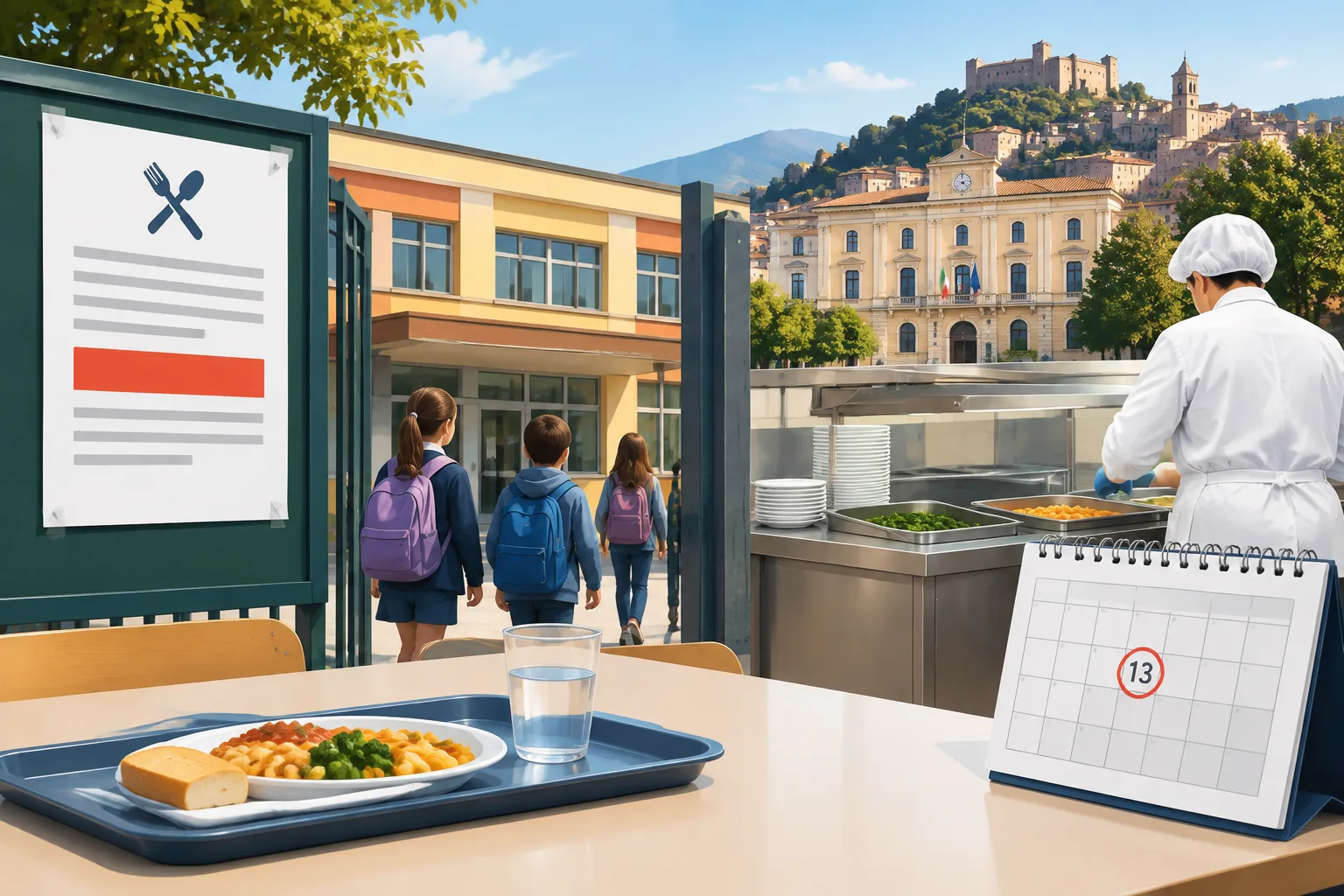 Mensa scolastica a Benevento: opposizione denuncia rinvio e disservizi, Palazzo Mosti annuncia avvio il 13 ottobre