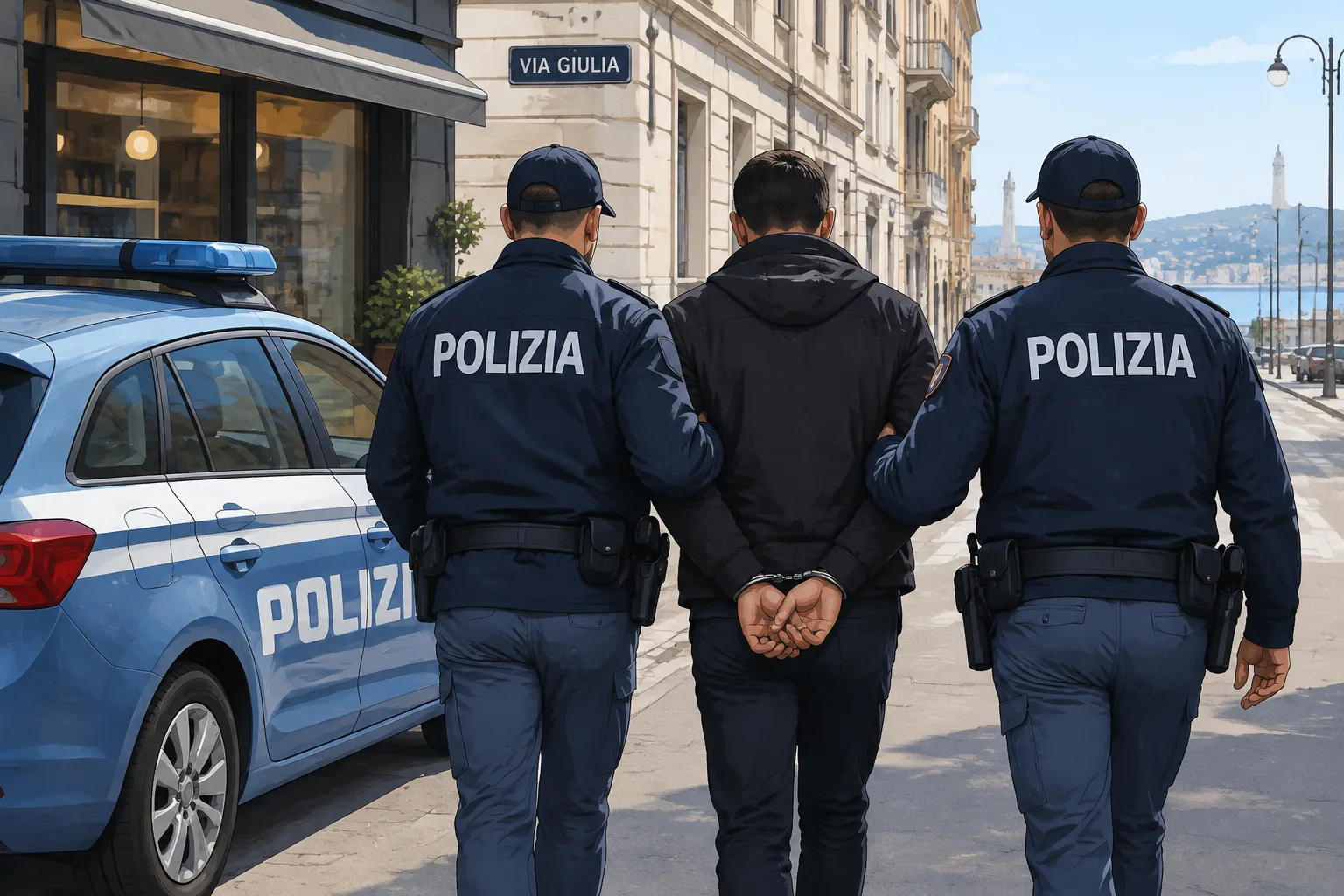 Trieste, rintracciato in via Giulia un 36enne: doveva scontare oltre otto anni di carcere