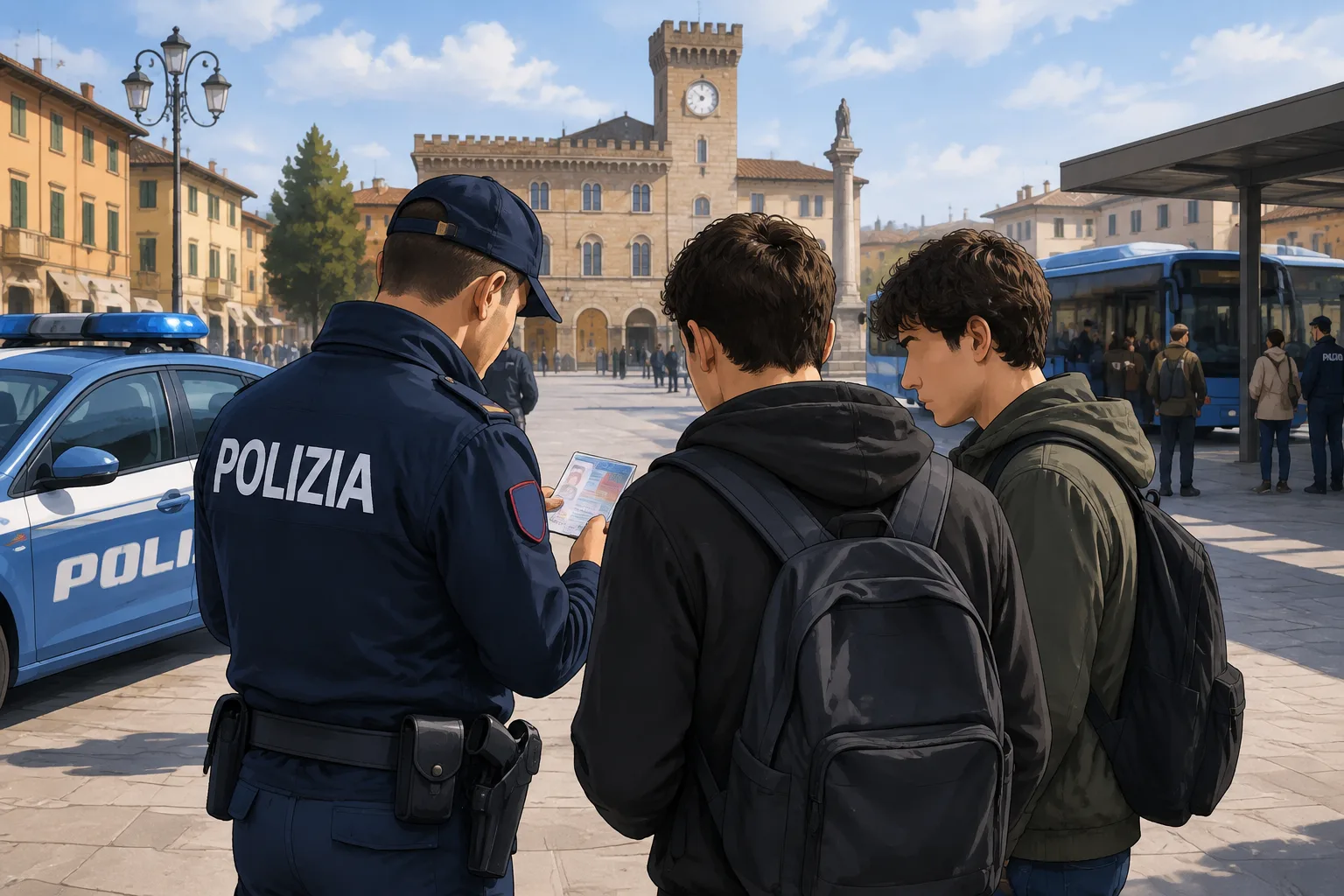 Città di Castello: due giovani trovati con documenti d'identità privi del microchip