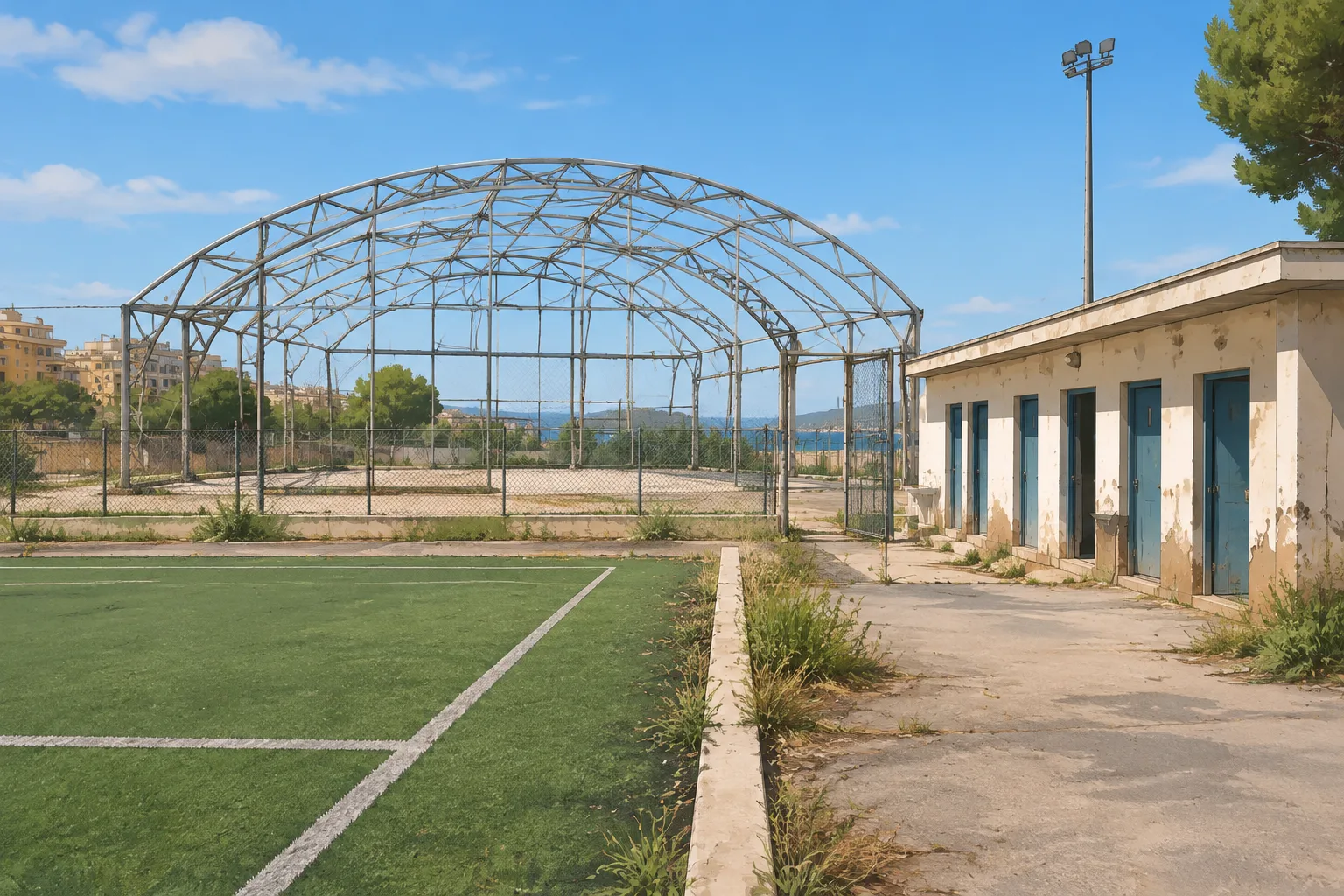 Siracusa, via Lazio: il Comune avvia l'iter per ricostruire il tensostatico e rifare gli spogliatoi