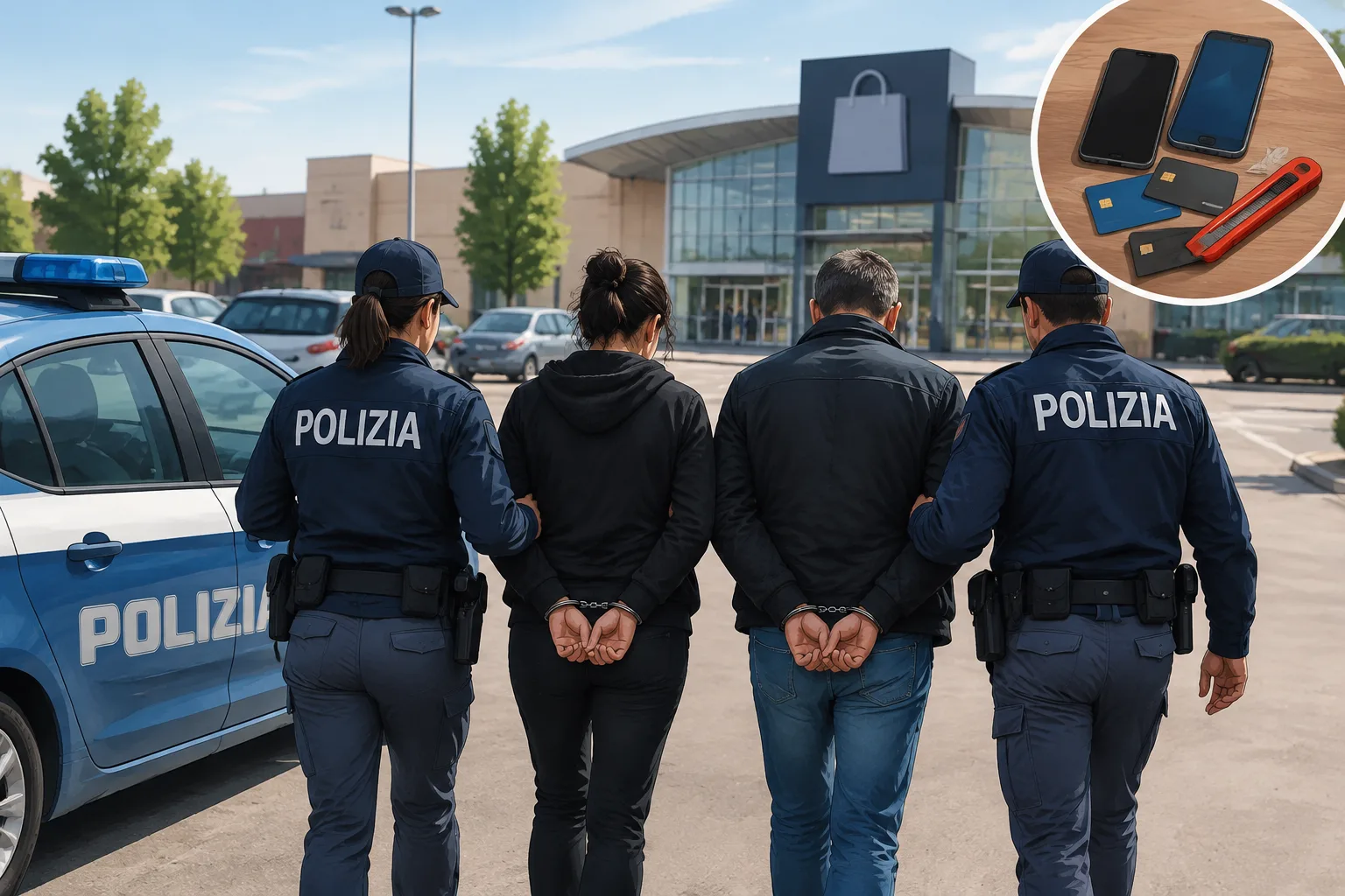 Furto di un furgone a Brescia: arrestati due presunti autori dopo la localizzazione dei cellulari