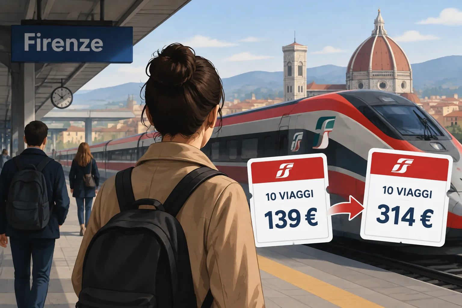 Trenitalia elimina il Carnet Smart: allarme sui costi per i pendolari