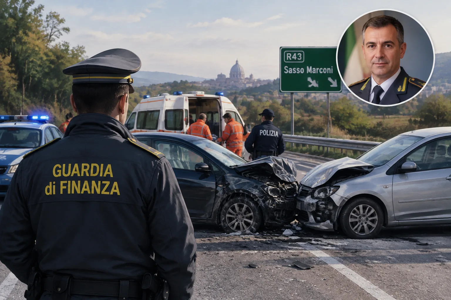 Muore in incidente il colonnello Marco Sorrentino, ex comandante del GICO di Roma