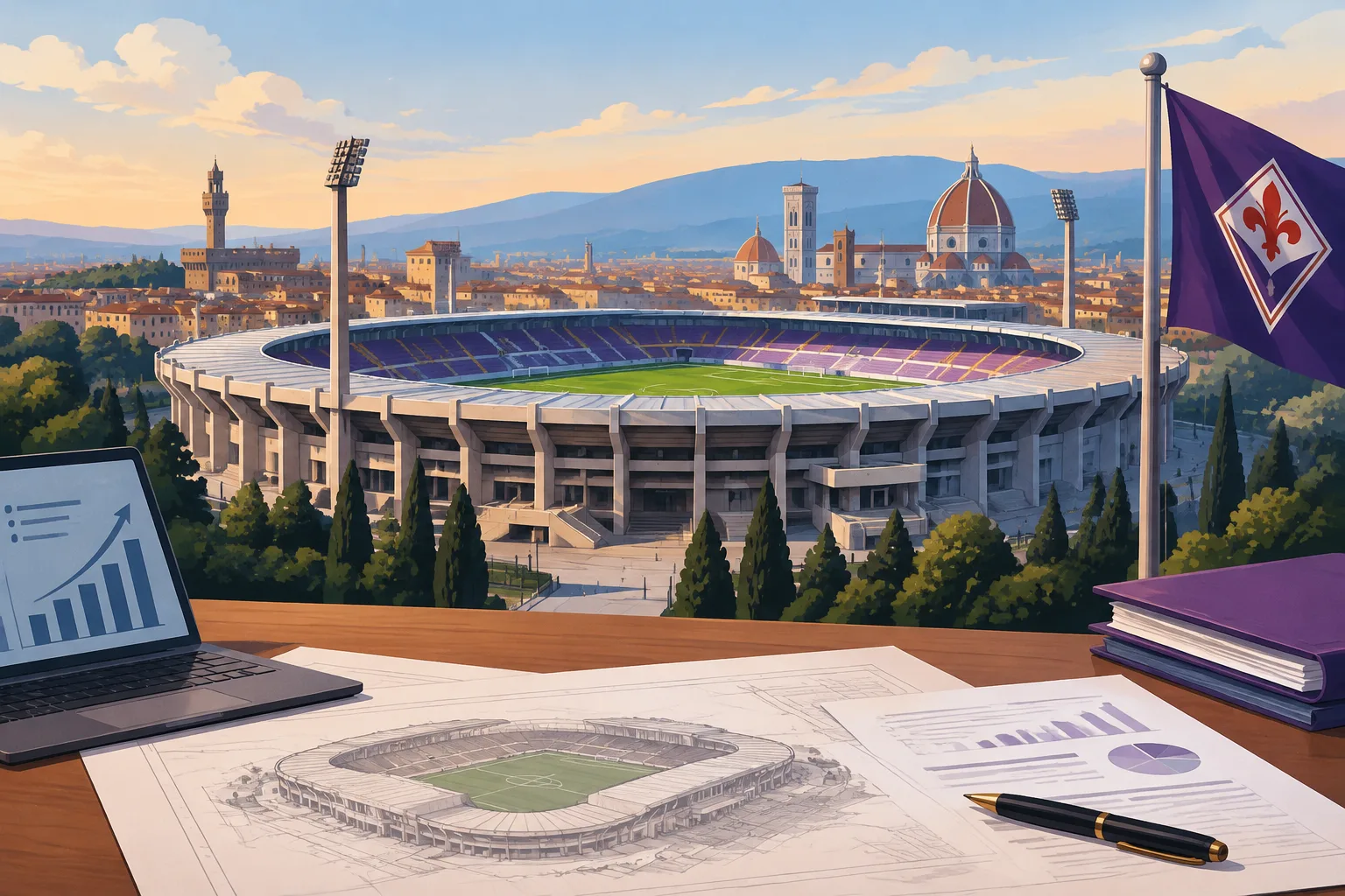 Franchi, concluse le verifiche preliminari: la Fiorentina propone 60 anni di concessione e 101 milioni di investimenti