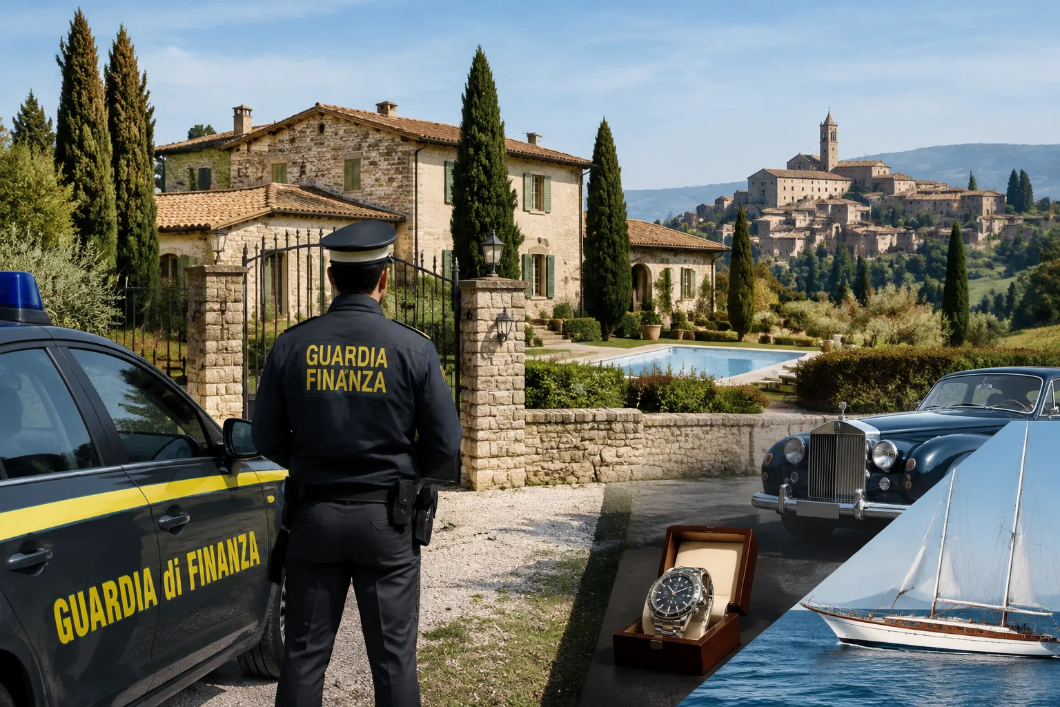 Villa a Torgiano inclusa in una confisca da oltre 47 milioni all'imprenditore De Bono