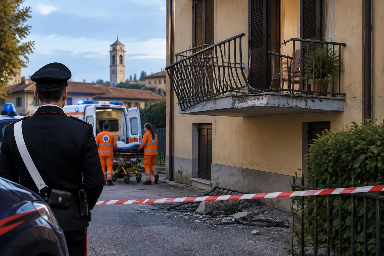 È morto il 50enne precipitato dal balcone a Roncadelle