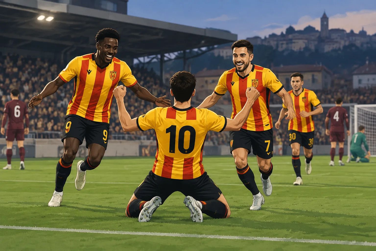 Arezzo-Benevento 0-3: Siatounis, Okereke e Mignani firmano la vittoria