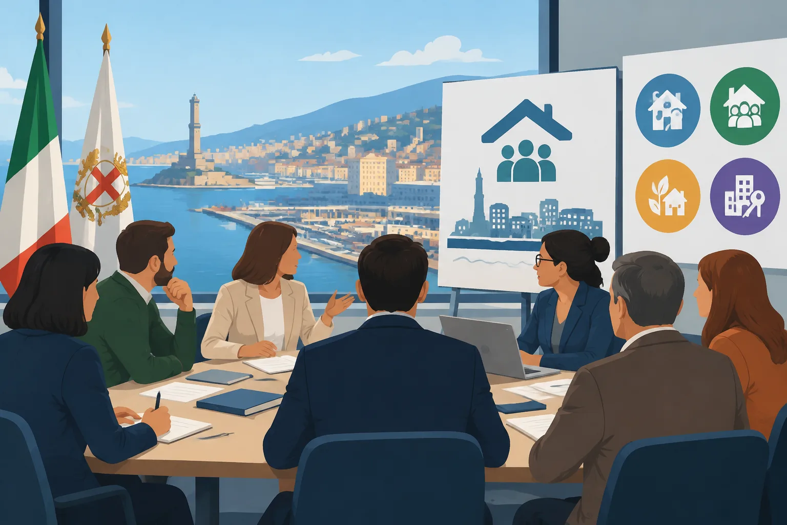 Genova: via libera alle linee guida del Tavolo permanente per l’Abitare 2026-2027