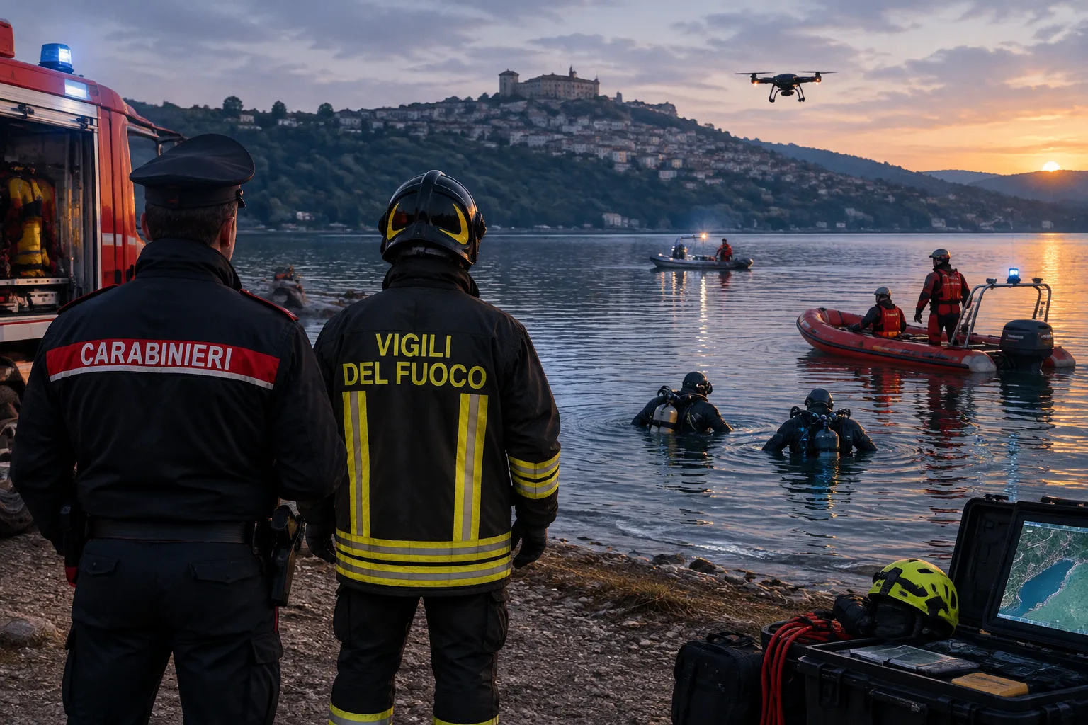 Scomparsa da Ciampino: ricerche al lago di Castel Gandolfo per un 87enne
