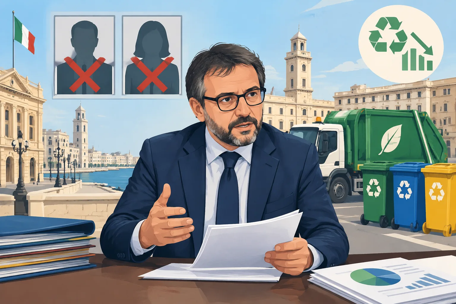 Contestate a Bari le nomine di Amiu Puglia: Carrieri chiede la revoca di Piccioni e Salierno