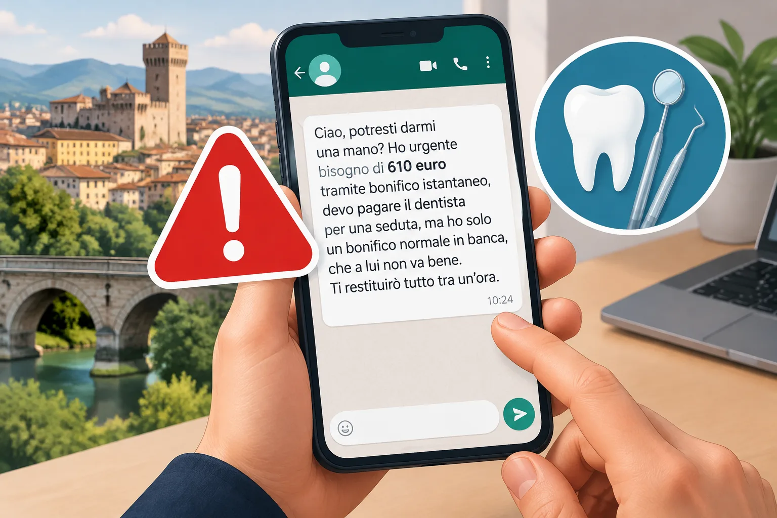Attenzione a messaggi su WhatsApp che chiedono 610 euro: come riconoscere la truffa