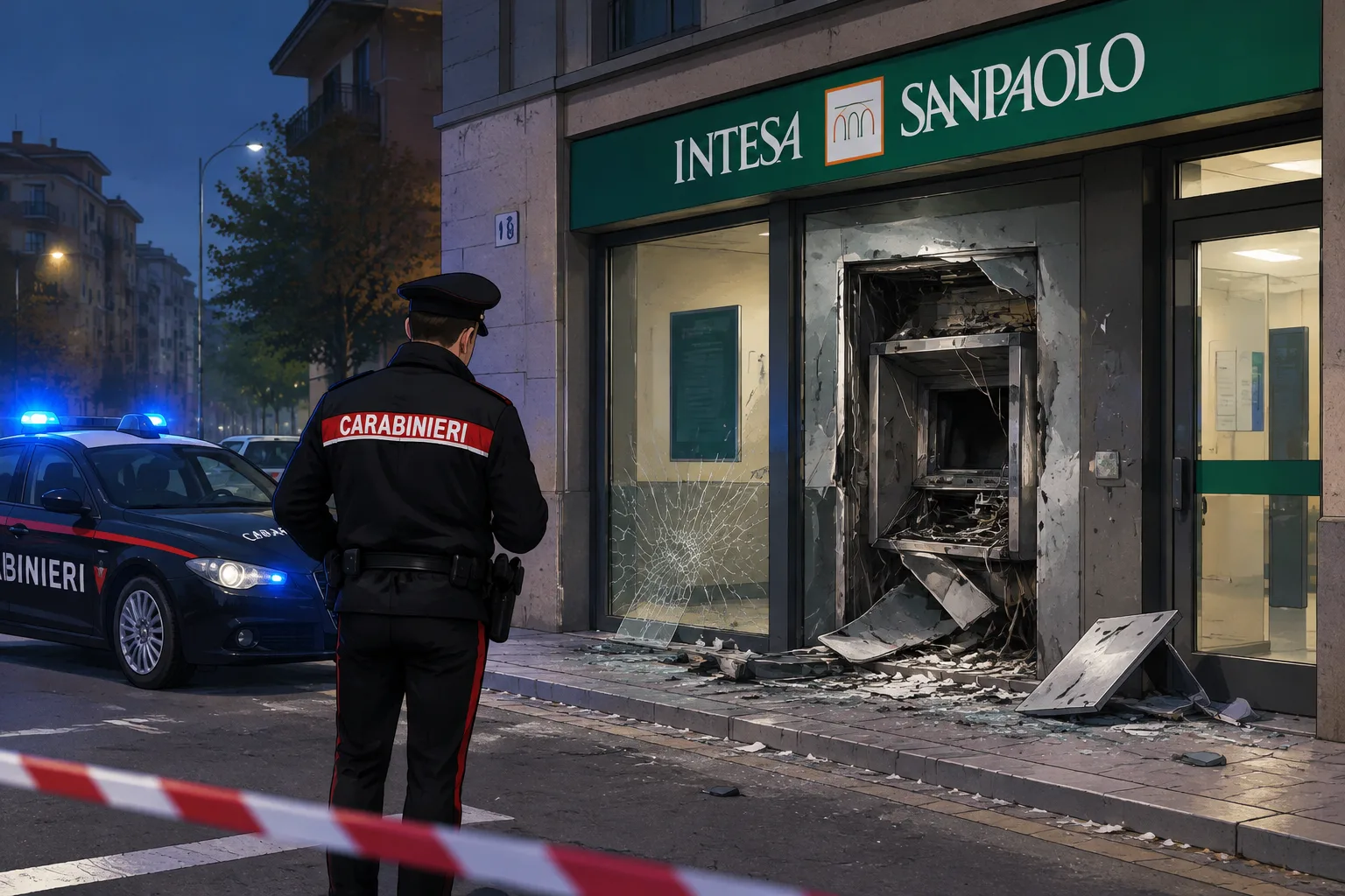 Esplosione al bancomat in via Stalingrado: indagano i carabinieri