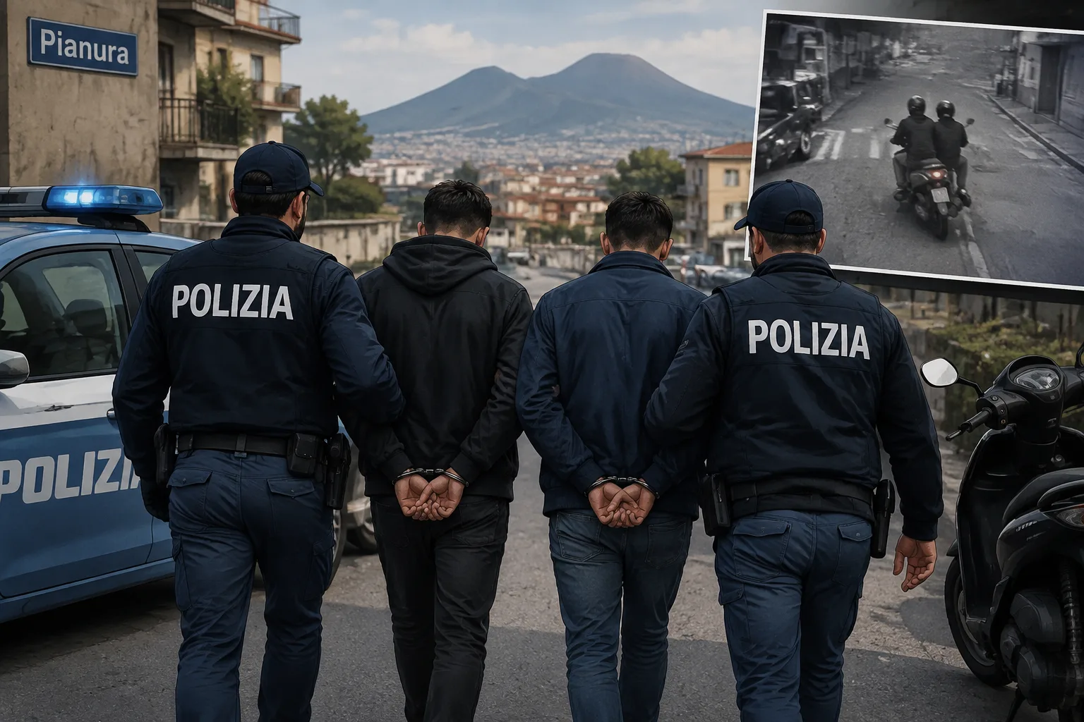 Pianura: due giovani fermati per la “stesa” che ha ferito un 59enne all’occhio