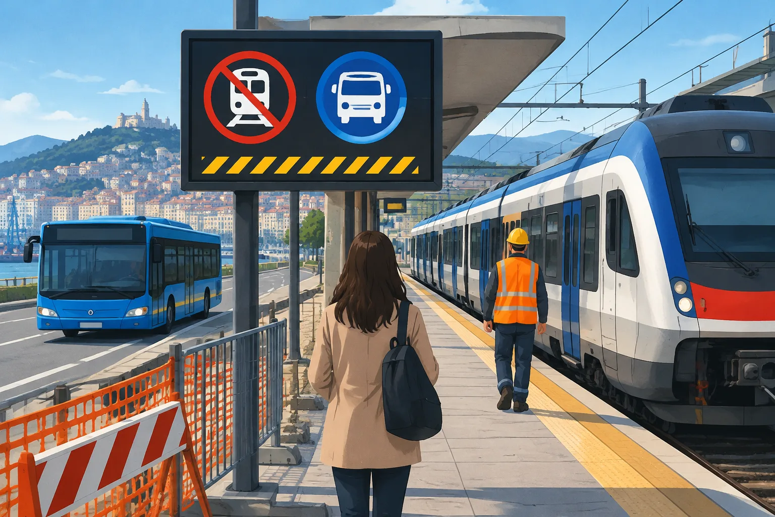 Nodo di Genova, lavori nei fine settimana: treni limitati e bus sostitutivi